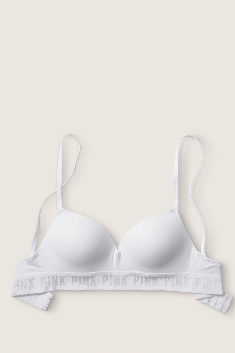 Victoria's Secret Wear Everywhere Smooth Non Wired Push Up T-Shirt Bra Beige | HMKS-47850