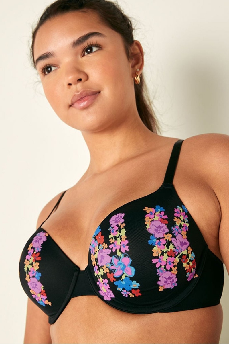 Victoria's Secret Wear Everywhere Smooth Lightly Doublée T-Shirt Bra Noir | KDNO-30247