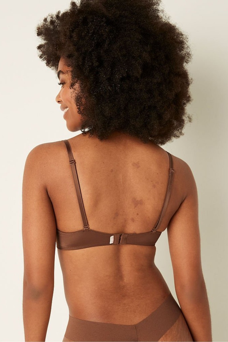 Victoria's Secret Wear Everywhere Smooth Lightly Doublée T-Shirt Bra Soft Cappuccino Nude | AJHE-72135