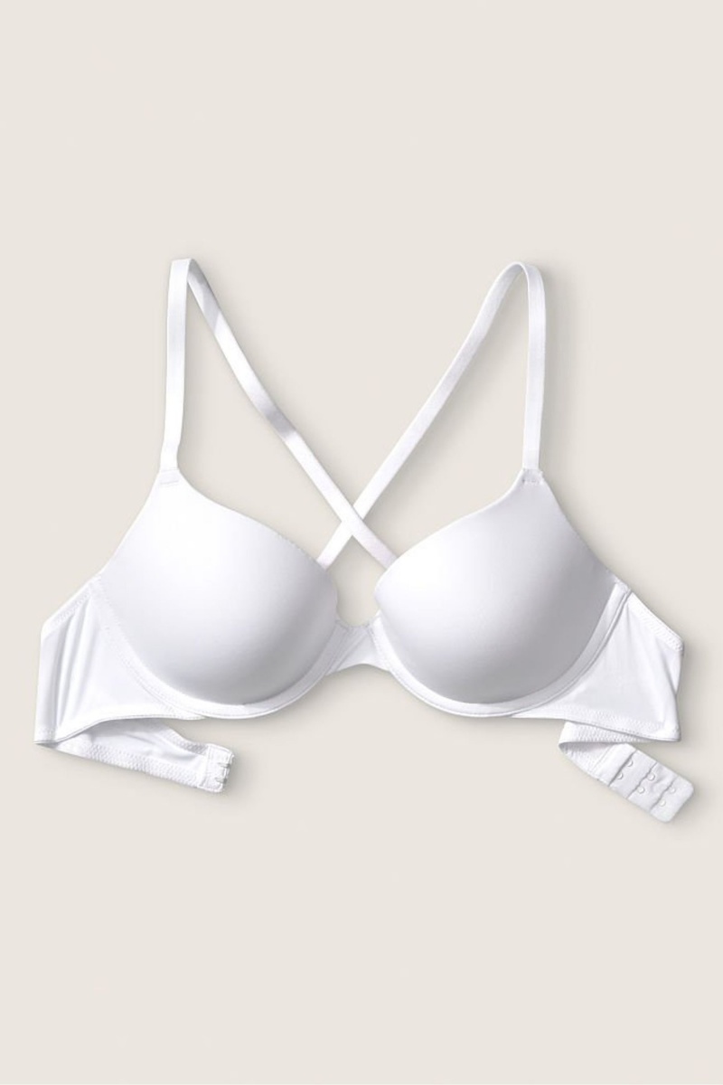 Victoria's Secret Wear Everywhere Smooth Lightly Doublée T-Shirt Bra Blanche | VOPC-65018