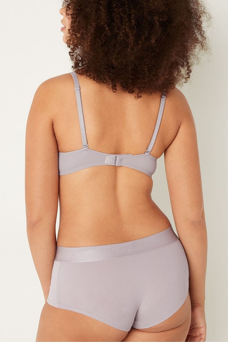 Victoria's Secret Wear Everywhere Wear Everywhere Smooth Push Up T-Shirt Bra Violette | YALM-85704