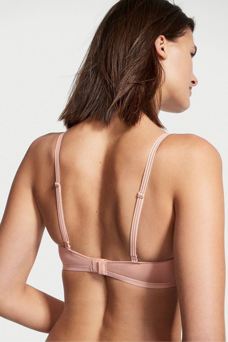 Victoria's Secret Wireless Scoop Lounge Bra Nude | BZMJ-07832